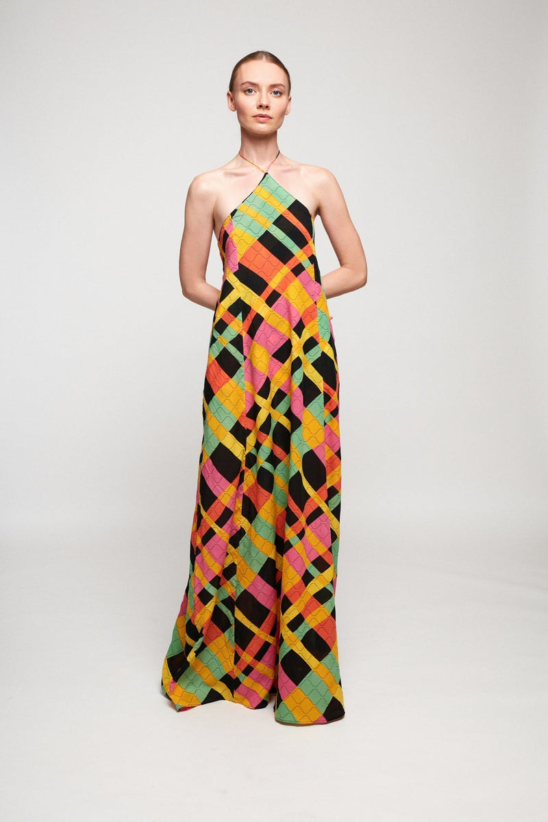 Halterneck Maxi Dress