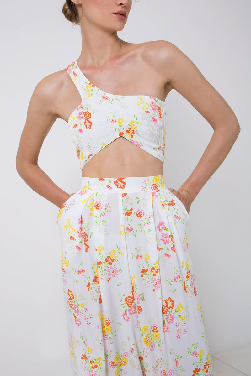 Centred One Shoulder Crop