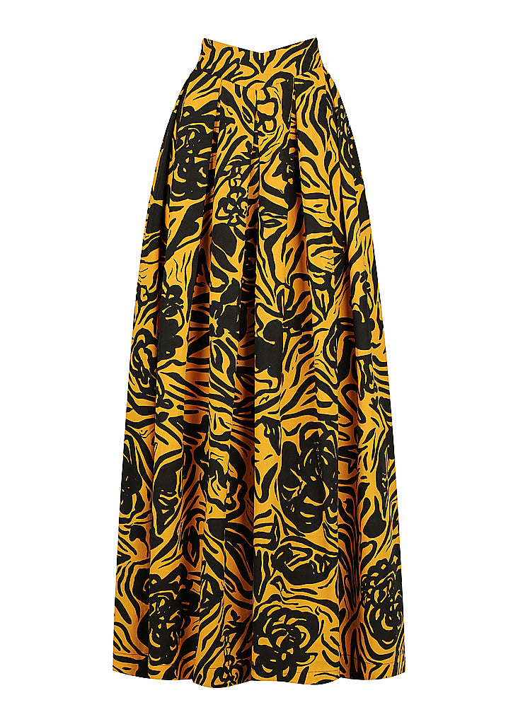 V Front Maxi Skirt