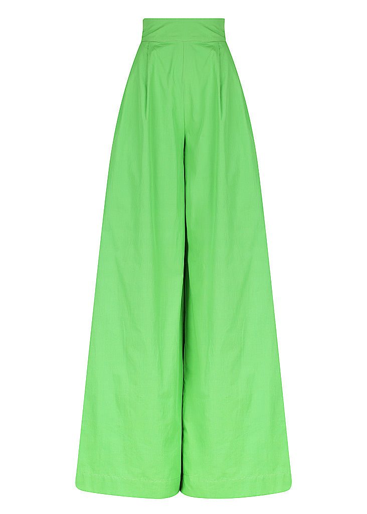 Pleated Wide Leg Pant