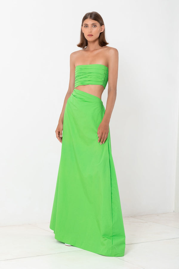 Asymmetric Cut Out Maxi