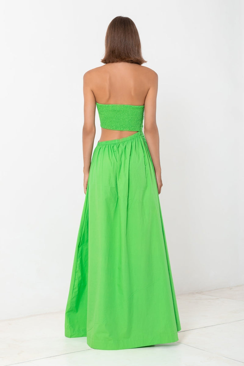 Asymmetric Cut Out Maxi