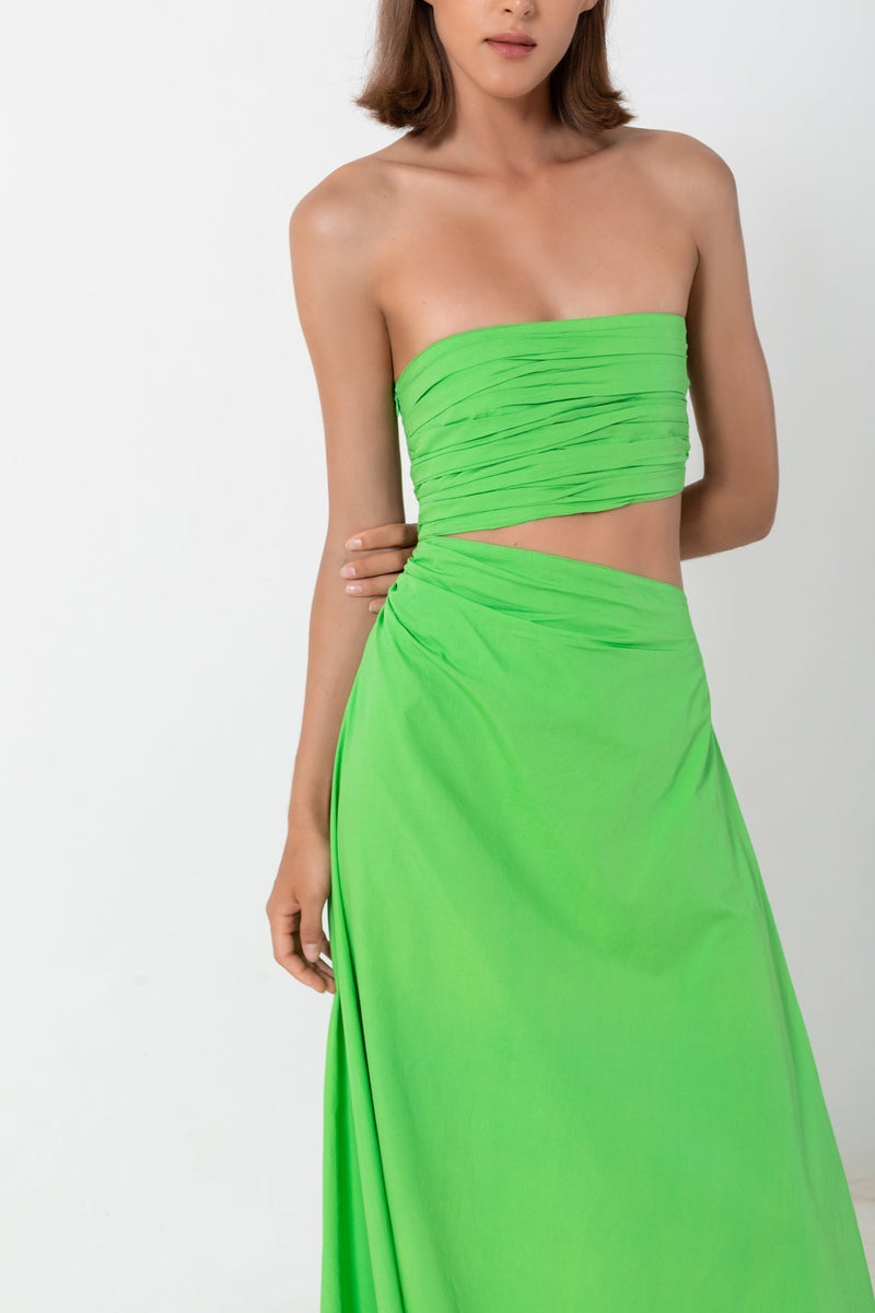 Asymmetric Cut Out Maxi