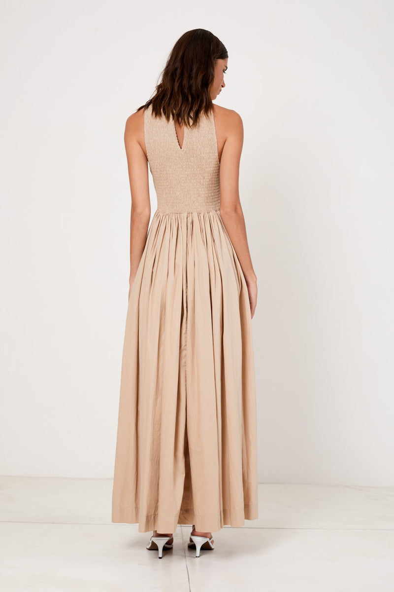 High Neck Maxi Dress