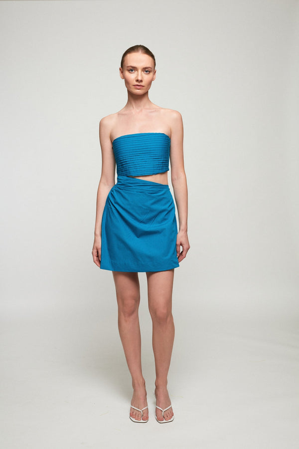 Asymmetric Cut Out Mini