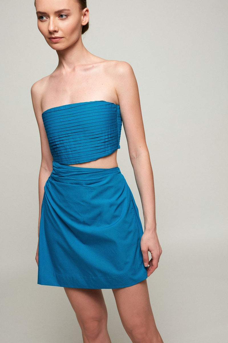 Asymmetric Cut Out Mini