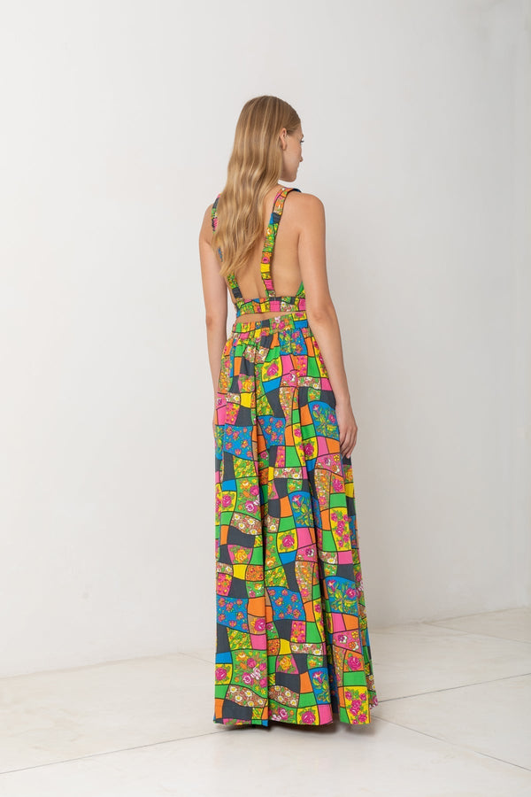 Panelled Maxi Skirt