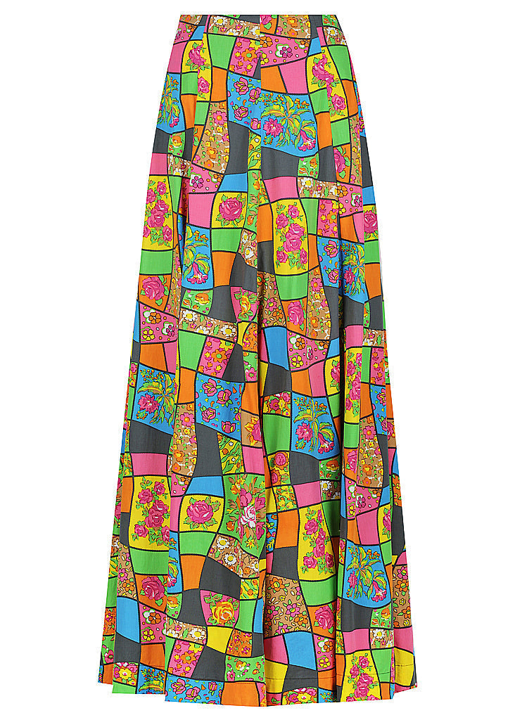 Panelled Maxi Skirt