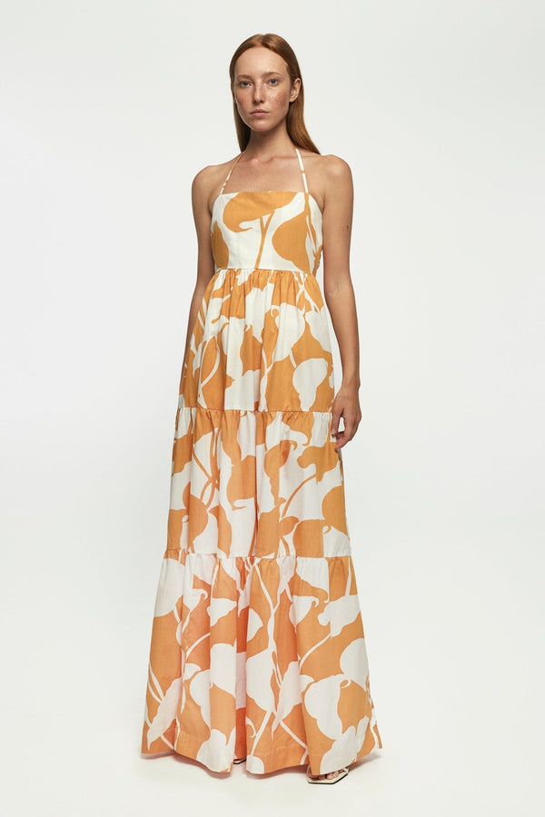 Tie Up Maxi Dress