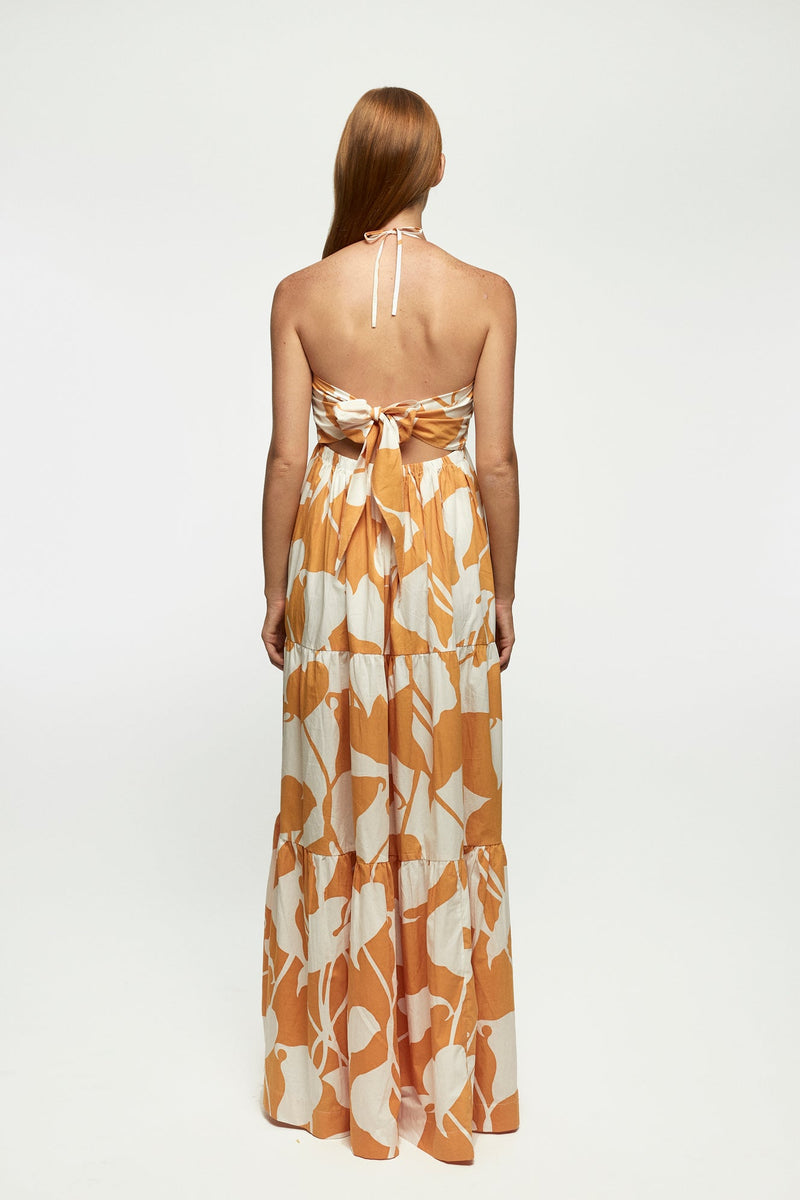 Tie Up Maxi Dress