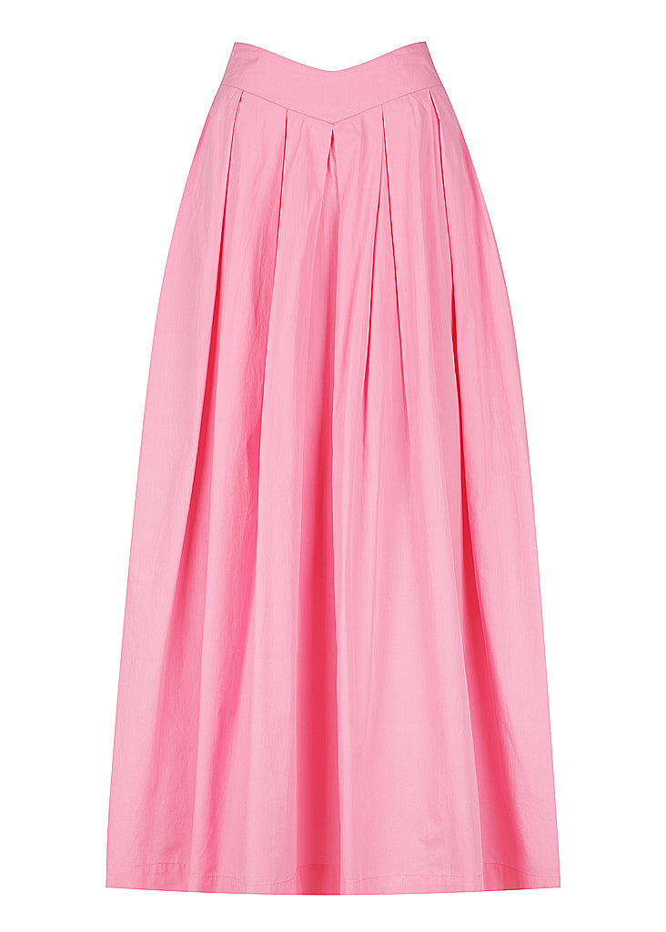 V Front Midi Skirt