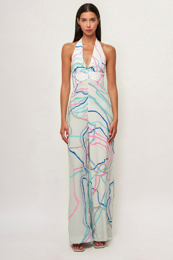 Twisted Halter Jumpsuit