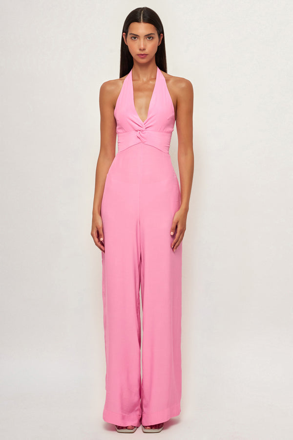 Twisted Halter Jumpsuit