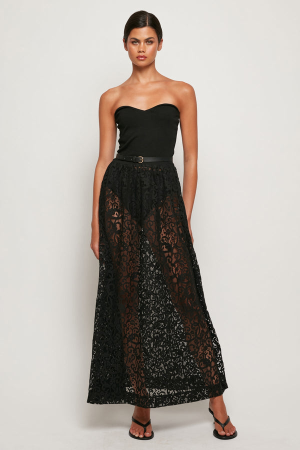 Split Bodice Midi
