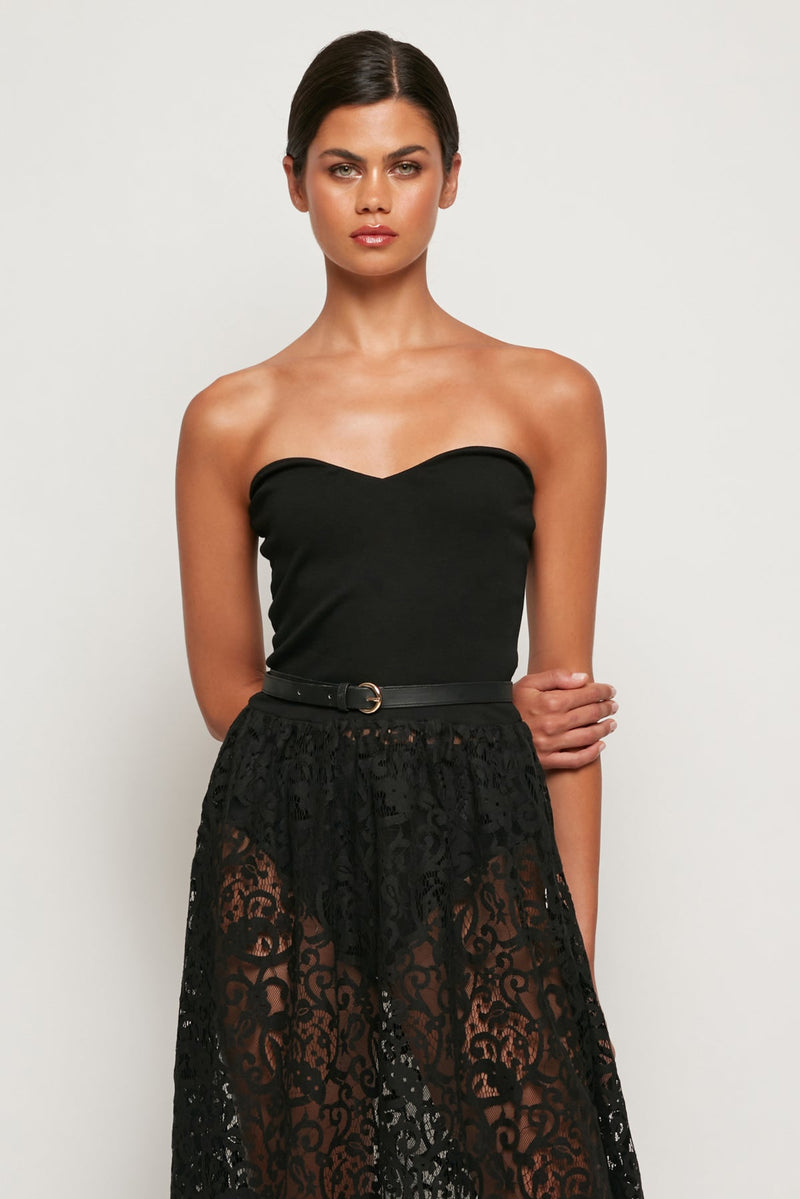 Split Bodice Midi