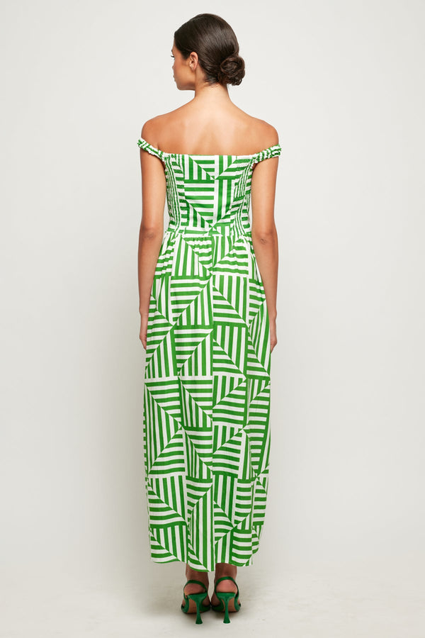 Off Shoulder Bodice Maxi