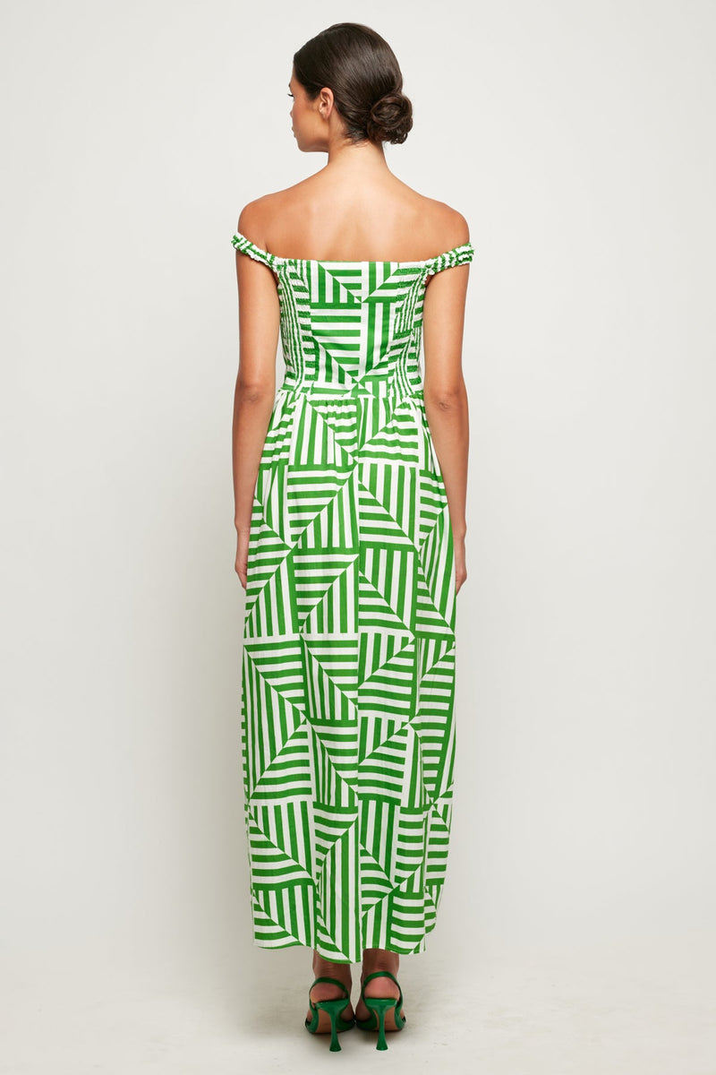 Off Shoulder Bodice Maxi