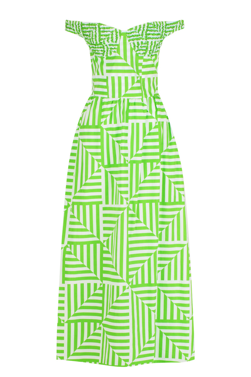 Off Shoulder Bodice Maxi