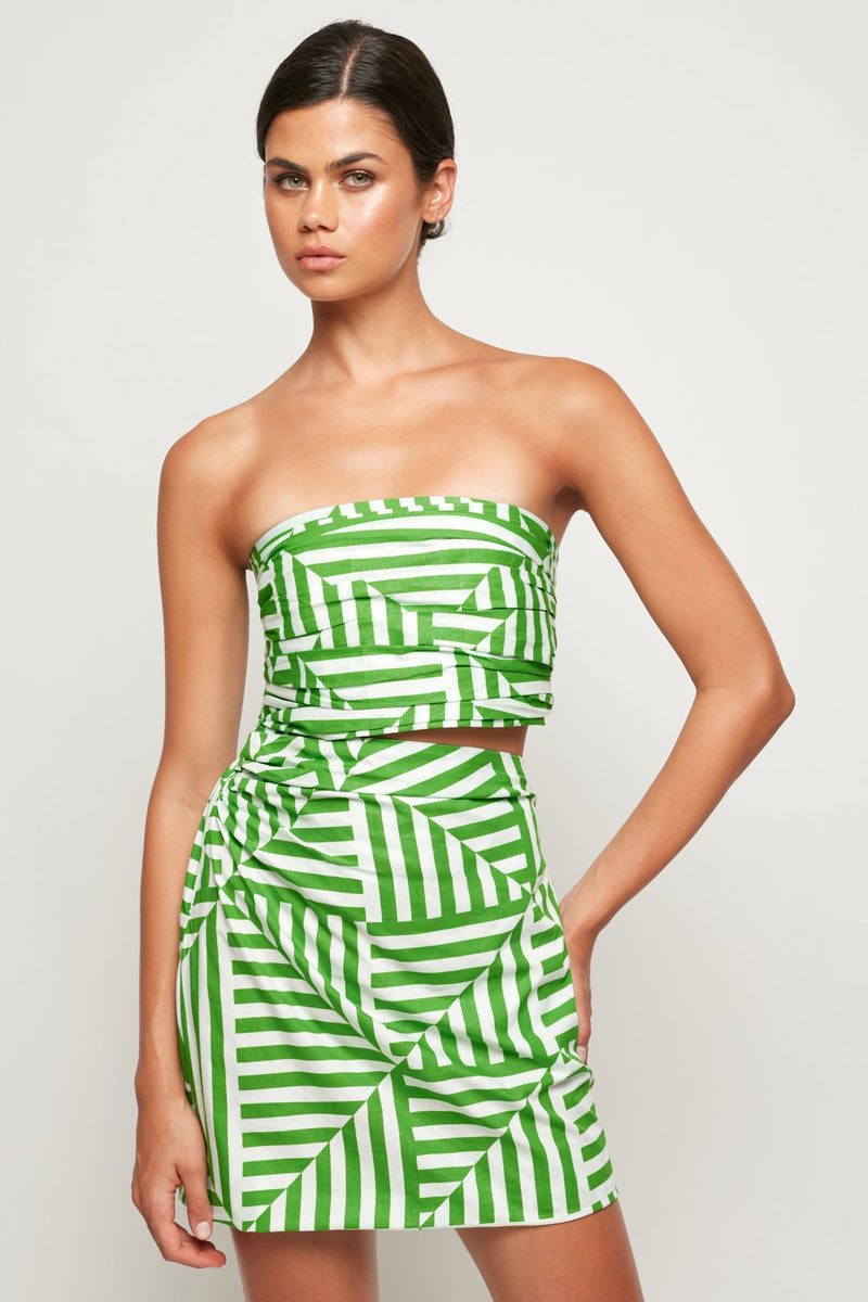 Asymmetric Cut Out Mini