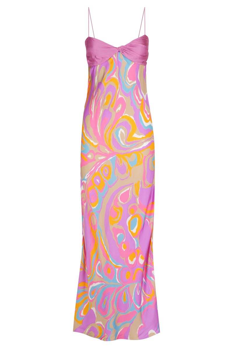 Ruched Bra Slip Midi