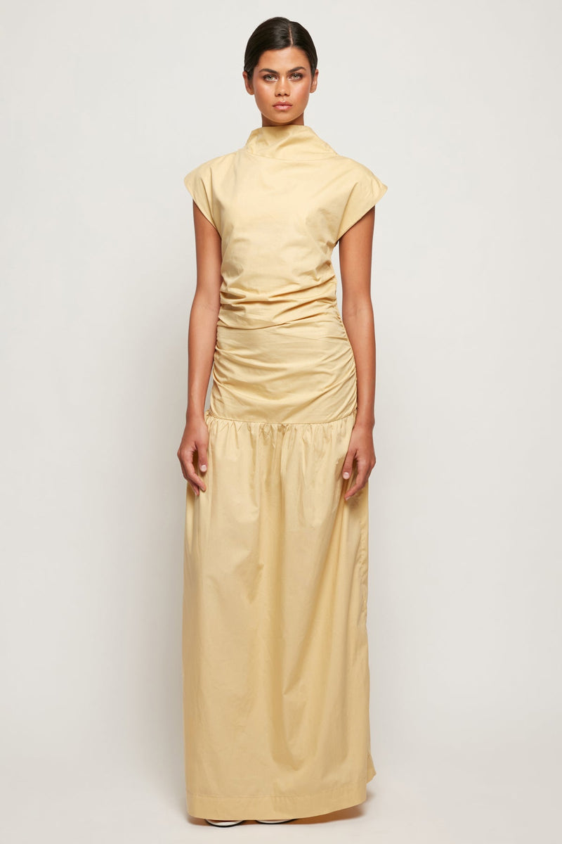 Structured Ruched Maxi