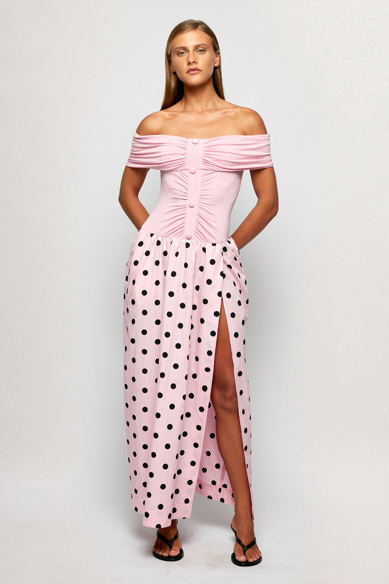 Off Shoulder Maxi
