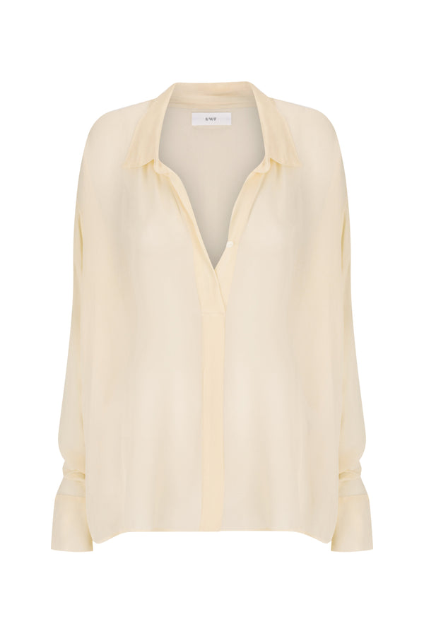 Sheer Oversized Shirt