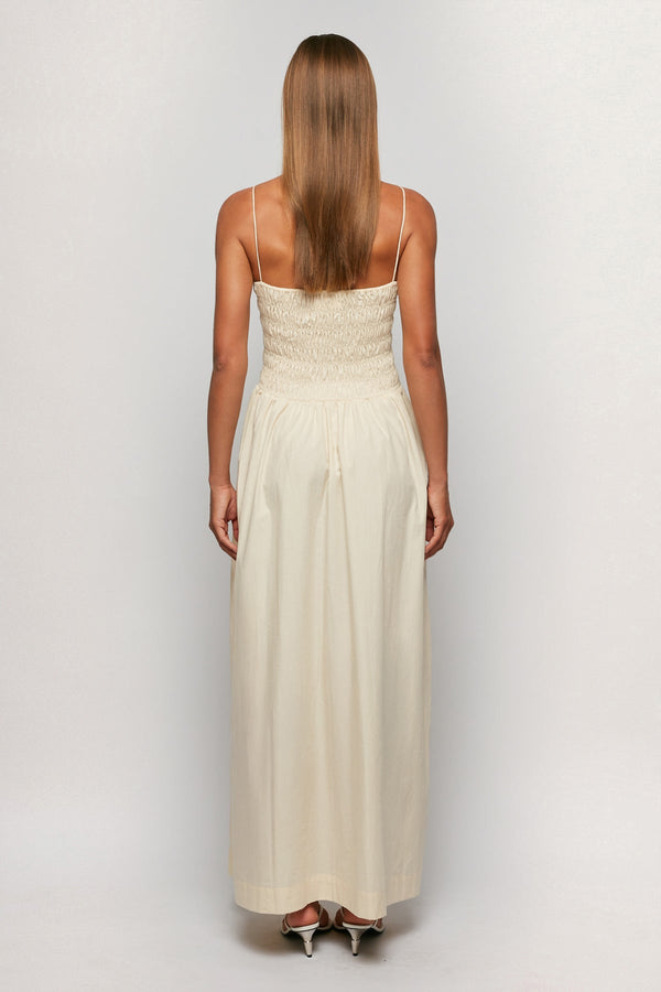 Ruffled Bodice Midi