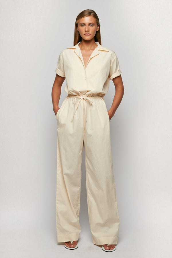 Shirt Style Jumpsuit