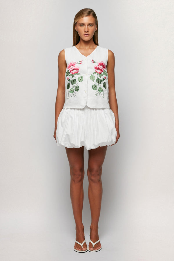 Embroidered Vest | Balloon Mini