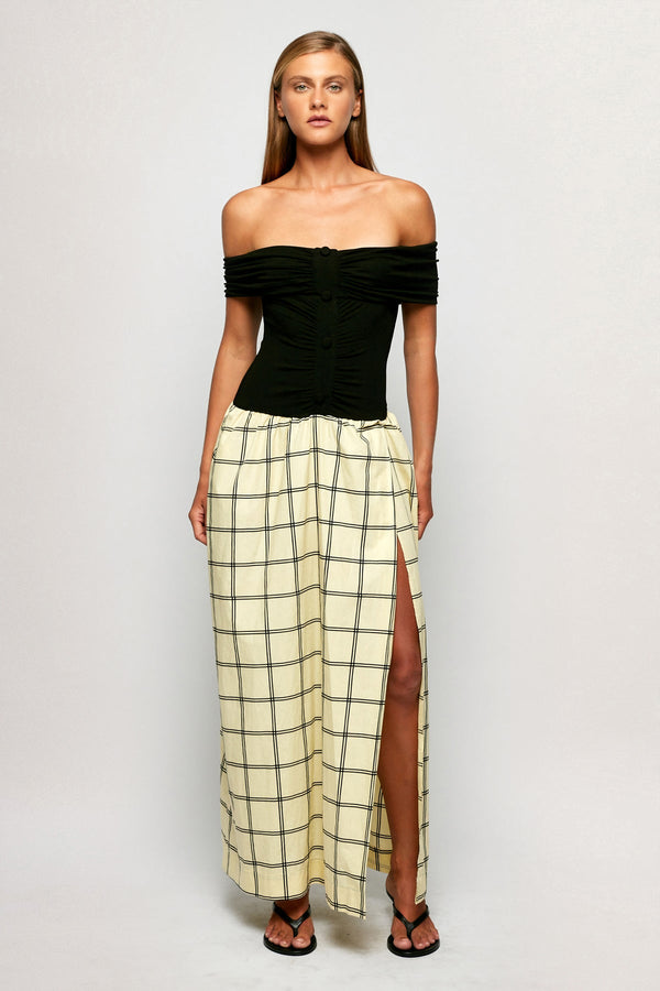 Off Shoulder Maxi