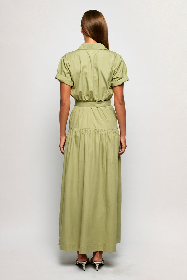 Belted Utility Midi