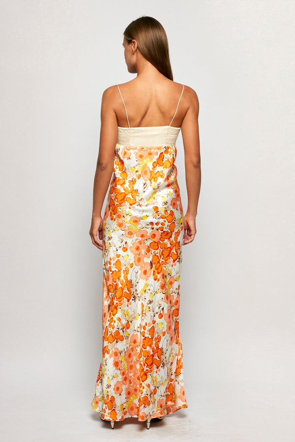 Ruched Bra Slip Maxi