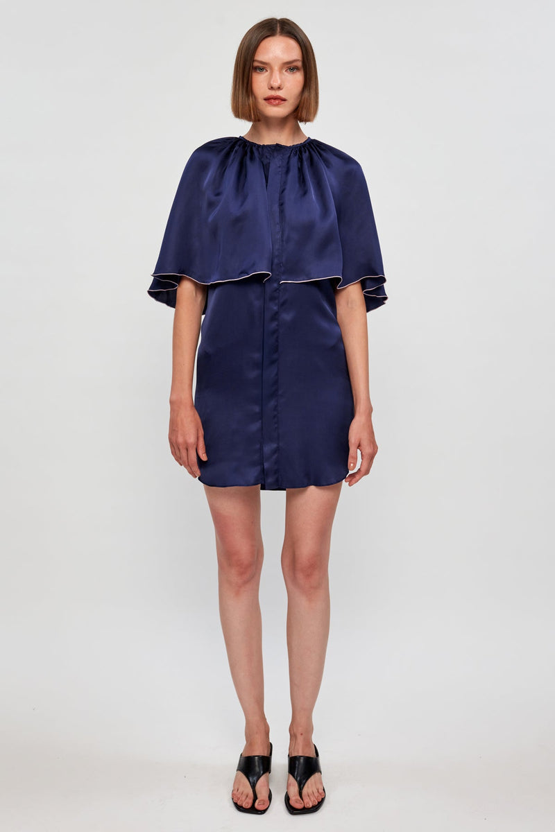 Cape Mini Dress