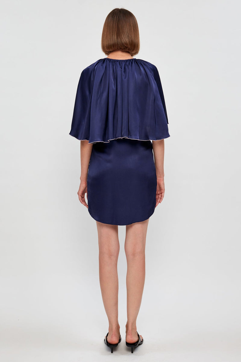 Cape Mini Dress