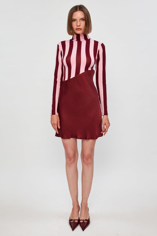 Asymmetric Panel Dress