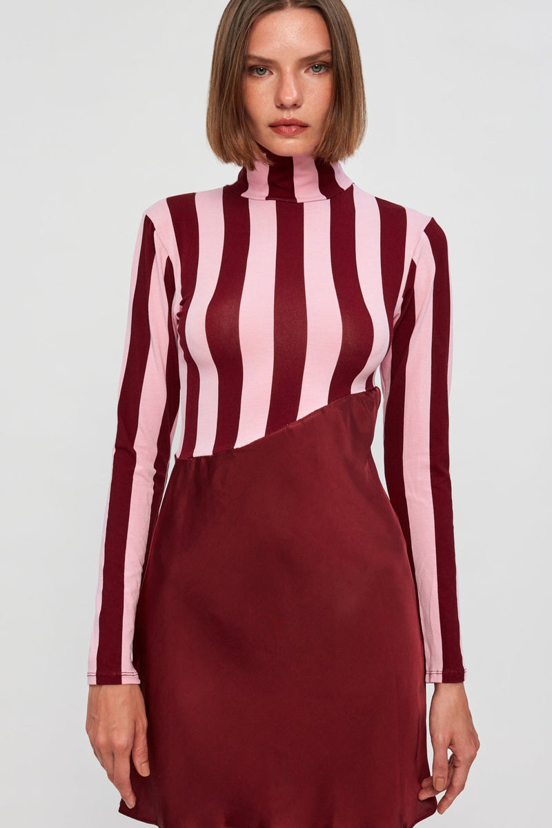 Asymmetric Panel Dress