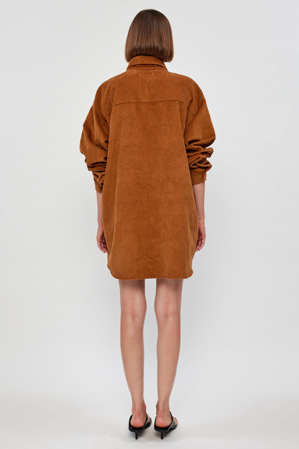 Oversized Corduroy Shirt | Corduroy Mini
