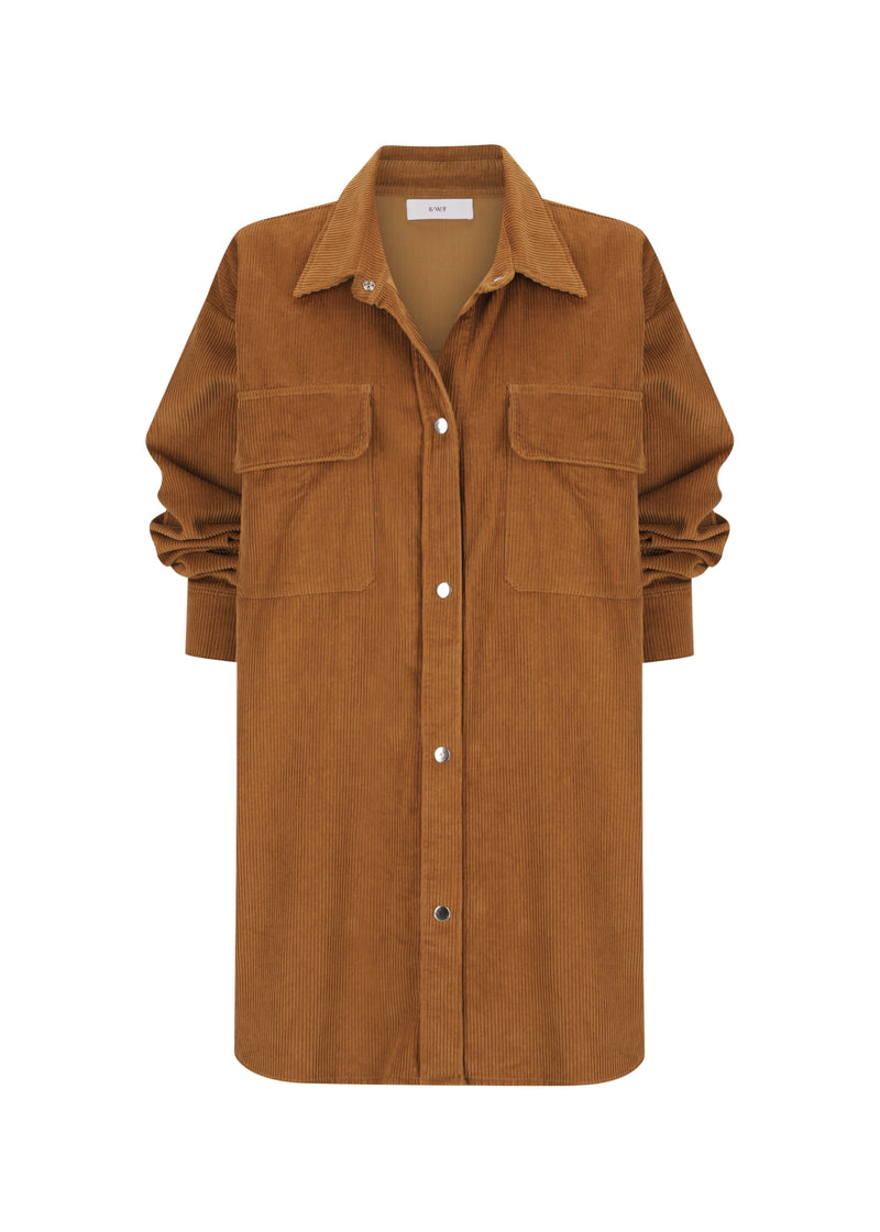 Oversized Corduroy Shirt | Corduroy Mini