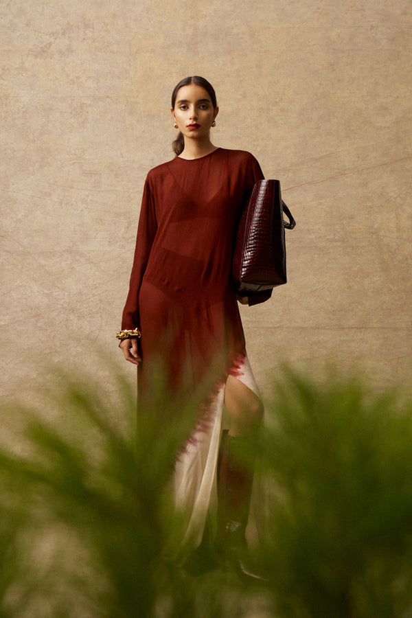 Sheer Panel Maxi