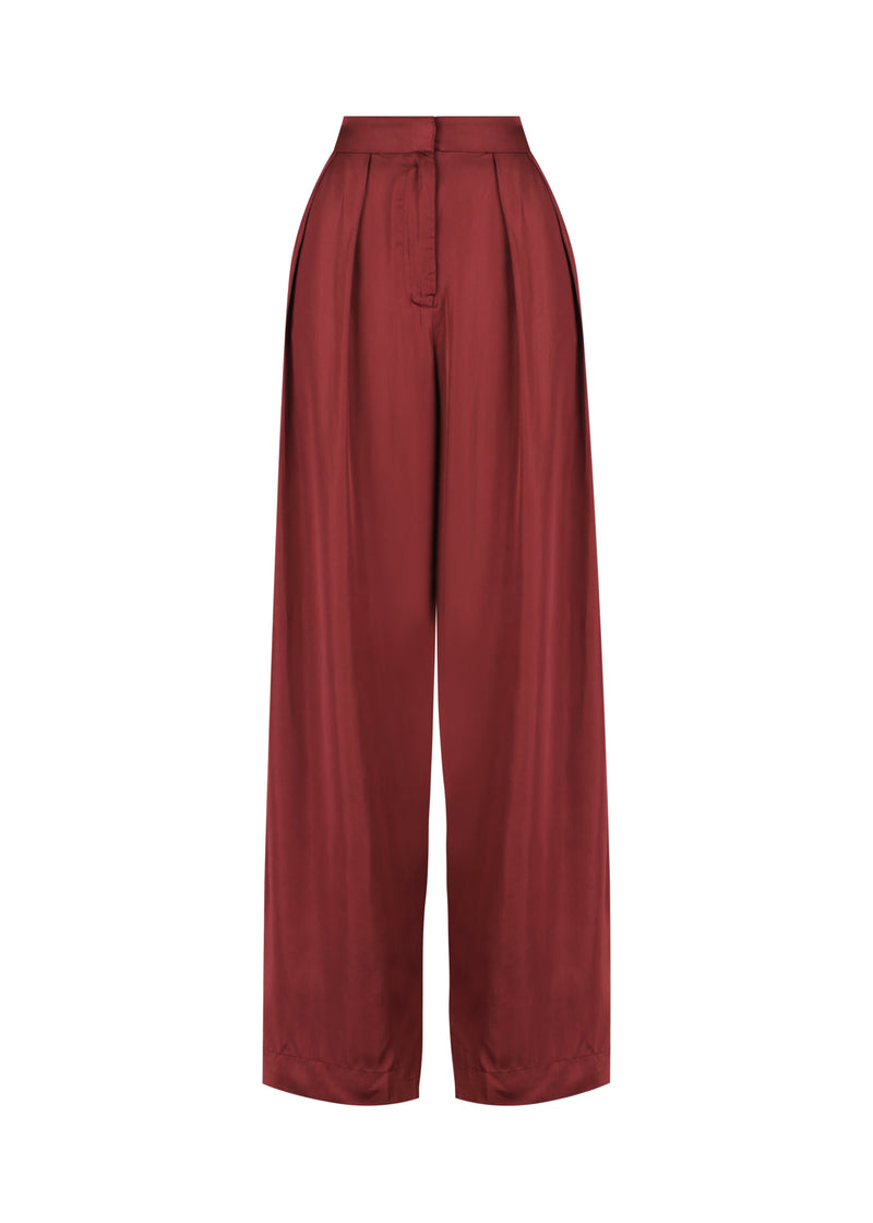 Ripple Edge Blouse | Tailored Trouser