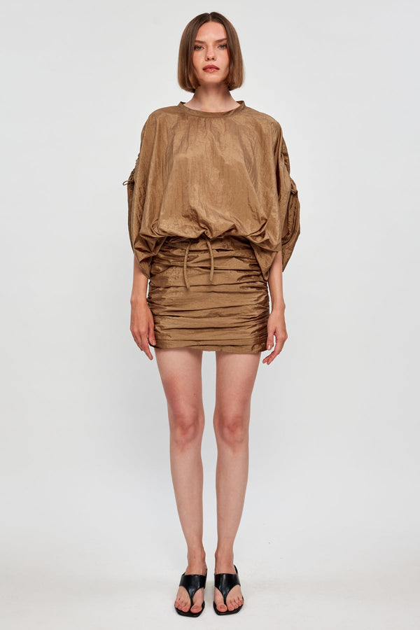 Oversized Drawstring Parachute Mini