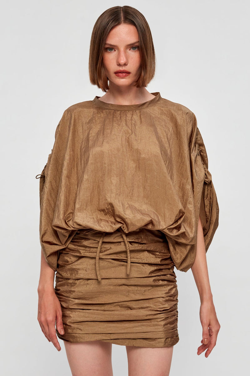 Oversized Drawstring Parachute Mini