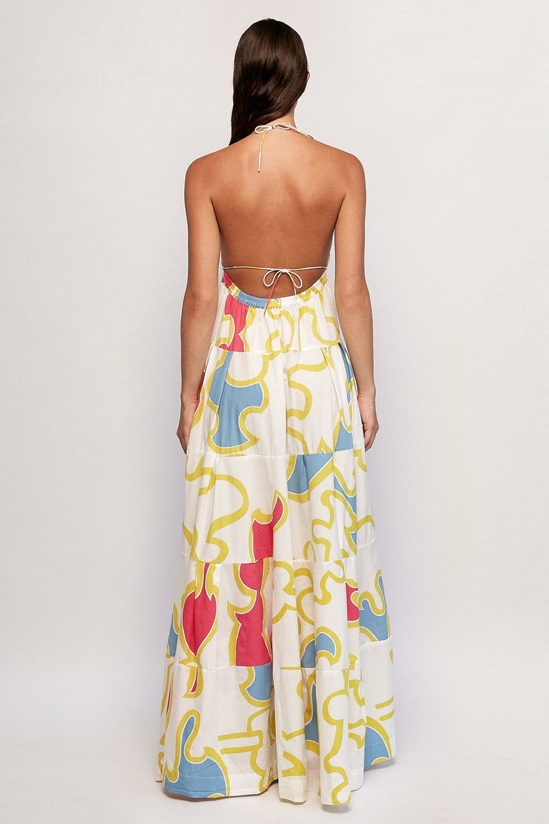 Open Back Tiered Maxi