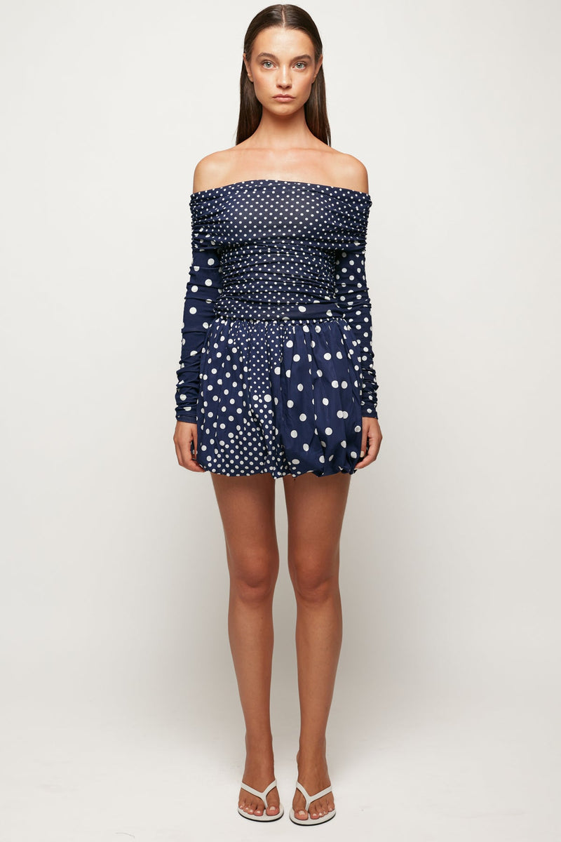 Off Shoulder Wrap Top | Balloon Mini