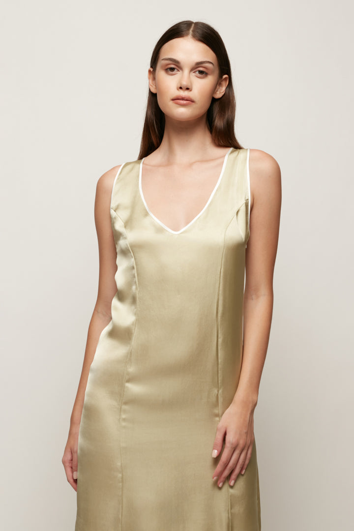 V Neck Midi