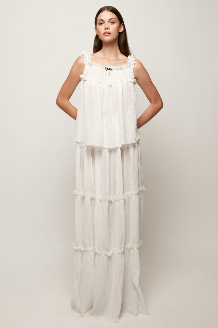 Tiered Cami Top | Tiered Maxi Skirt
