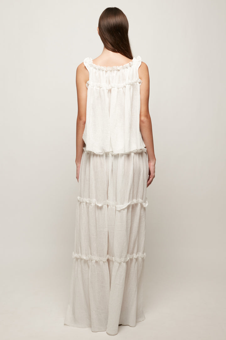 Tiered Cami Top | Tiered Maxi Skirt