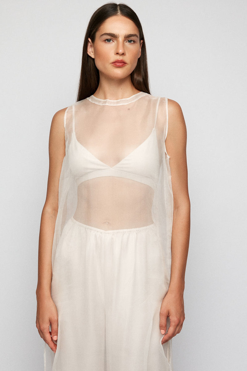 Fine Strap Bralette | Two Length Midi Slip | Relaxed Pant