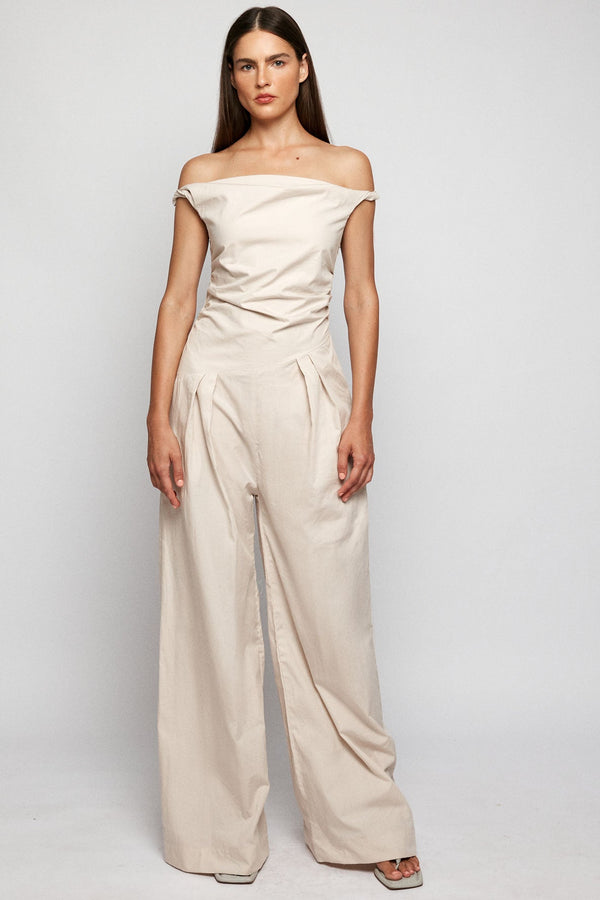 Rolled Shoulder Jumpsuit